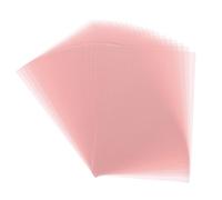 sourcing map Colored Vellum Paper, 20 Sheet Light Pink Transparency 8.3" x 5.9" Printable Vellum Paper, Translucent Vellum Sheets for Printing Wedding Invitations Ink Jet Laser Printer