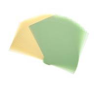 sourcing map Colored Vellum Paper, 40 Sheet Green/Beige Transparency 8.3" x 11.7" Printable Vellum Paper, Translucent Vellum Sheets for Printing Wedding Invitations Ink Jet Laser Printer