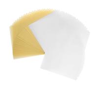 sourcing map Colored Vellum Paper, 50 Sheet Clear White/Beige Transparency 5.83 x 8.3 Printable Vellum Paper, Translucent Sheets for Printing Wedding Invitations Ink Jet Laser Printer