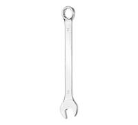 sourcing map Combination Wrench 14mm Metric 12-Point Box and Open End 45# Carbon Steel Double Ended Spanner Tool for Automotive Pipe Furniture Machinery DIY Repair, Silver White