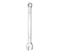 sourcing map Combination Wrench 6mm Metric 12-Point Box and Open End 45# Carbon Steel Double Ended Spanner Tool for Automotive Pipe Furniture Machinery DIY Repair, Silver White
