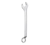 sourcing map Combination Wrench Offset 28mm 75-Degree 12-Point Box End and 15° Angled Open End Metric CR-V Steel Nickel Plated Multi-Function Spanners for Mechanics DIY Enthusiasts