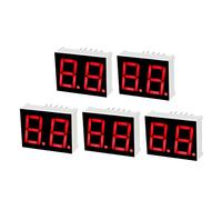 sourcing map Common Cathode 10 Pin 2 Bit 7 Segment 0.98 x 0.75 x 0.31 Inch 0.5" Red LED Display Digital Tube 5pcs