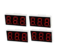 sourcing map Common Cathode 12 Pin 3 Bit 7 Segment 1.48 x 0.75 x 0.31 Inch 0.55" Red LED Display Digital Tube 4pcs