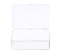 sourcing map Component Storage Box 3.54" PP Electronic Organizer Box with Cover Hardware Containers Tools Boxes for Small Accessories