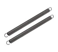 sourcing map Compression Spring,10mm OD,1.2mm Wire Size,255mm Extended Length,150mm Free Length,Spring Steel,3kg Load Capacity,Grey 2pcs