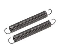 sourcing map Compression Spring,10mm OD,1mm Wire Size,136mm Extended Length,80mm Free Length,Spring Steel,1.5kg Load Capacity,Grey 2pcs