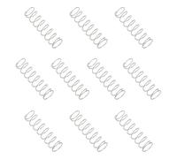 sourcing map Compression Spring 12 mm OD 0.6 mm Wire 45 mm Free Length 304 Stainless Steel Small Extension Spring for DIY Projects Home Shop Repairs (Silver Tone, Pack of 10)