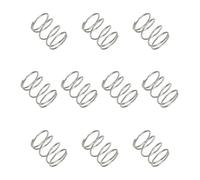 sourcing map Compression Spring 12 mm OD 0.8 mm Wire 15 mm Free Length 304 Stainless Steel Small Extension Spring for DIY Projects Home Shop Repairs (Silver Tone, Pack of 10)