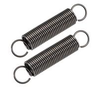 sourcing map Compression Spring,20mm OD,2mm Wire Size,175mm Extended Length,100mm Free Length,Spring Steel,7.8kg Load Capacity,Grey 2pcs