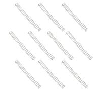 sourcing map Compression Spring 3 mm OD 0.3 mm Wire 30 mm Free Length 304 Stainless Steel Small Extension Spring for DIY Projects Home Shop Repairs (Silver Tone, Pack of 10)