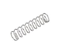 sourcing map Compression Spring,304 Stainless Steel,18mm OD,1.6mm Wire Size,35mm Compressed Length,70mm Free Length,66.4N Load Capacity,Silver Tone,5pcs