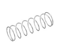 sourcing map Compression Spring,304 Stainless Steel,18mm OD,1mm Wire Size,9mm Compressed Length,50mm Free Length,5.9N Load Capacity, Silver Tone,5pcs