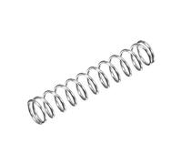 sourcing map Compression Spring,304 Stainless Steel,5mm OD,0.5mm Wire Size,15mm Compressed Length,25mm Free Length,5.9N Load Capacity for Home Projects, Silver Tone, 20pcs