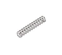 sourcing map Compression Spring,304 Stainless Steel,6mm OD,1mm Wire Size,15mm Compressed Length,30mm Free Length,37.2N Load Capacity,Silver Tone,10pcs