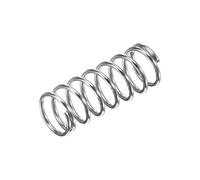 sourcing map Compression Spring,304 Stainless Steel,8mm OD,0.8mm Wire Size,12mm Compressed Length,20mm Free Length,11.8N Load Capacity for Home Projects, Silver Tone,20pcs