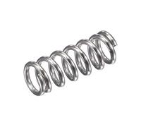sourcing map Compression Spring,304 Stainless Steel,8mm OD,1.2mm Wire Size,13mm Compressed Length,20mm Free Length,61.8N Load Capacity for Home Projects, Silver Tone, 5pcs