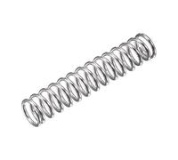 sourcing map Compression Spring,304 Stainless Steel,8mm OD,1mm Wire Size, 26mm Compressed Length,40mm Free Length,31.4N Load Capacity for Home Projects, Silver Tone, 5pcs