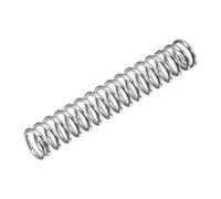 sourcing map Compression Spring,304 Stainless Steel,8mm OD,1mm Wire Size, 29.3mm Compressed Length,45mm Free Length,31.4N Load Capacity for Home Projects, Silver Tone, 5pcs