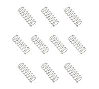 sourcing map Compression Spring 4 mm OD 0.4 mm Wire 10 mm Free Length 304 Stainless Steel Small Extension Spring for DIY Projects Home Shop Repairs (Silver Tone, Pack of 10)