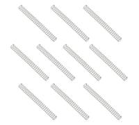 sourcing map Compression Spring 4 mm OD 0.4 mm Wire 40 mm Free Length 304 Stainless Steel Small Extension Spring for DIY Projects Home Shop Repairs (Silver Tone, Pack of 10)