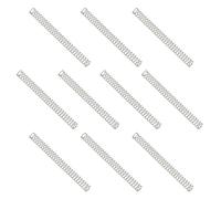 sourcing map Compression Spring 4 mm OD 0.4 mm Wire 45 mm Free Length 304 Stainless Steel Small Extension Spring for DIY Projects Home Shop Repairs (Silver Tone, Pack of 10)