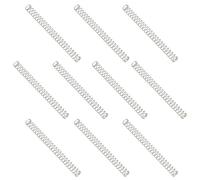 sourcing map Compression Spring 4 mm OD 0.5 mm Wire 45 mm Free Length 304 Stainless Steel Small Extension Spring for DIY Projects Home Shop Repairs (Silver Tone, Pack of 10)