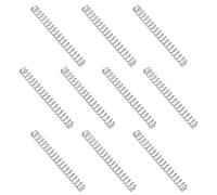 sourcing map Compression Spring 5 mm OD 0.6 mm Wire 45 mm Free Length 304 Stainless Steel Small Extension Spring for DIY Projects Home Shop Repairs (Silver Tone, Pack of 10)