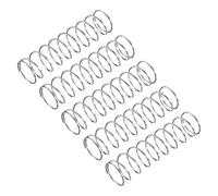 sourcing map Compression Spring, 5Pcs 304 Stainless Steel, 13mm OD, 0.8mm Wire Size, 50mm Free Length, Silver Tone
