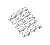 sourcing map Compression Spring, 5Pcs 304 Stainless Steel, 4mm OD, 0.3mm Wire Size, 20mm Free Length, Silver Tone