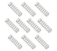sourcing map Compression Spring 6 mm OD 0.6 mm Wire 20 mm Free Length 304 Stainless Steel Small Extension Spring for DIY Projects Home Shop Repairs (Silver Tone, Pack of 10)