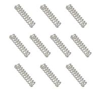 sourcing map Compression Spring 6 mm OD 1 mm Wire 25 mm Free Length 304 Stainless Steel Small Extension Spring for DIY Projects Home Shop Repairs (Silver Tone, Pack of 10)