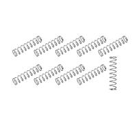 sourcing map Compression Springs (0.7x7mm OD,30mm Free Length) 10Pcs, 304 Stainless Steel Extension Spring - for Shop Home Repairs, DIY Projects, Silver Tone