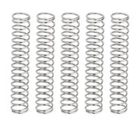 sourcing map Compression Springs,0.8mm Wire Dia 8mm OD 45mm Length 5Pcs