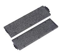 sourcing map Computer Dust Screen with Sponge for PC Case Airflow and Dustproof Black 2pcs