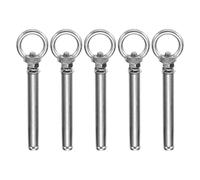 sourcing map Concrete Eye Bolt Expansion Eyebolt M8*80mm 304 Stainless Steel Expansion Lifting Bolts Ring Screw Eyes for Ceiling Concrete Wall Brick Masonry, Pack of 2