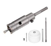 sourcing map Concrete Hole Saw 35mm / 1.38" Dia Carbide Tip Cutter Round Shank for Concrete Cement Brick Stone Wall