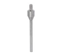 sourcing map Contact Needle Point 20mm Length 2mm Dia M2.5 Thread Universal Flat Tungsten Steel for Dial Test Indicator