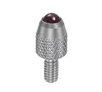 sourcing map Contact Point for Dial Indicator, 3mm Diameter Ball Tip M2.5 Thread 7.3mm Length