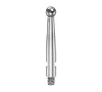sourcing map Contact Point for Dial Test Indicator, 2mm Diameter Carbide Ball Tip M1.4x0.3 Thread 0.58" Length