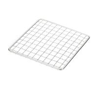 sourcing map Cooling Racks, 5.9" x 5.9" Stainless Steel Barbecue BBQ Grill Net Mesh Rack Grate for Cooking, Roasting, Grilling, Oven & Dishwasher Safe, Silver