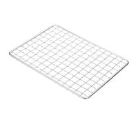 sourcing map Cooling Racks, 5.9" x 7.9" Stainless Steel Barbecue BBQ Grill Net Mesh Rack Grate for Cooking, Roasting, Grilling, Oven & Dishwasher Safe, Silver