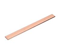 sourcing map Copper Flat Bar, 0.16" Thickness x 0.79" Width x 7.87" Length Copper Bus Bar Stock Plate Mill for Electrical (4mm x 20mm x 200mm)