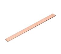 sourcing map Copper Flat Bar, 1/16" x 3/8" x 9'' C110 Solid Copper Bus Bar Stock Plate Solid Metal Sheets for DIY Crafts, Repairs, Electrical (1.5mm x 10mm x 230mm)