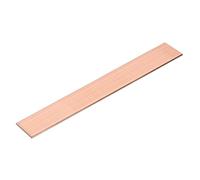 sourcing map Copper Flat Bar, 1/8" x 0.8" x 9'' C110 Solid Copper Bus Bar Stock Plate Solid Metal Sheets for DIY Crafts, Repairs, Electrical (3mm x 20mm x 230mm)