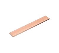 sourcing map Copper Flat Bar, 5/32" Thickness x 1" Width x 6" Length Copper Bus Bar Stock Plate Mill for Electrical (4mm x 25mm x 152mm)