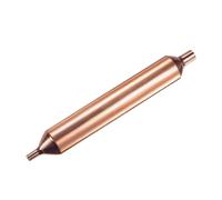 sourcing map Copper Refrigerator Filter Dryer 18.5 x 129mm with 2 End Inner Dia 2.2 x 6.2mm