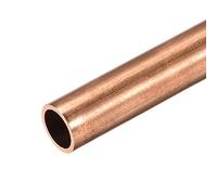 sourcing map Copper Round Tube, 10mm OD 1mm Wall Thickness 300mm Long Straight Pipe Tubing