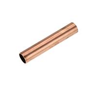 sourcing map Copper Round Tube, 19mm OD 1mm Wall Thickness 100mm Length Straight Pipe Tubing