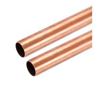 sourcing map Copper Round Tube, 20mm OD x 0.5mm Wall Thickness x 300mm(11.8") Length Pure Copper Tube Seamless Metal Straight Pipe Tubing for DIY Crafts Industry Construction(Pack of 2)